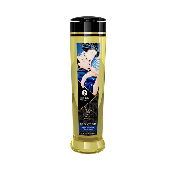 Shunga Erotikus masszázs olaj Midnight flower 240 ml 