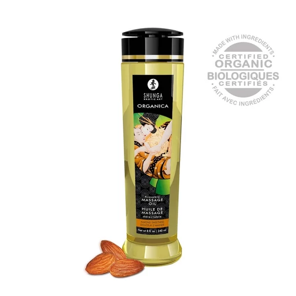 Massage oil organica 240 ml / 8 oz almond sweetness