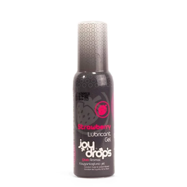 Joydrops vízbázisú síkosító - eper - 100 ml