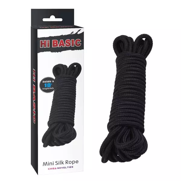 Kötél 10 hosszú bondage szexhez Mini Silk Rrope