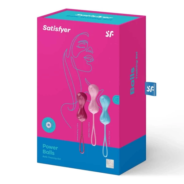 Gésagolyó szett 3 db-os ballasztos dupla Satisfyer