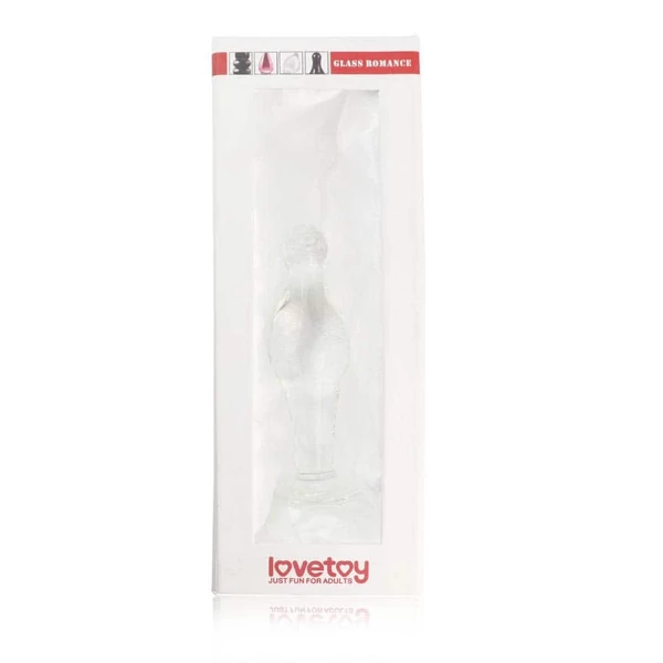 Üveg popsidugó 4.5" glass romance