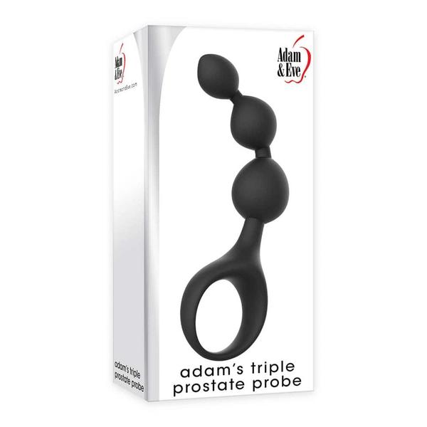 Szilikon anál golyósor Adam's triple prostate probe