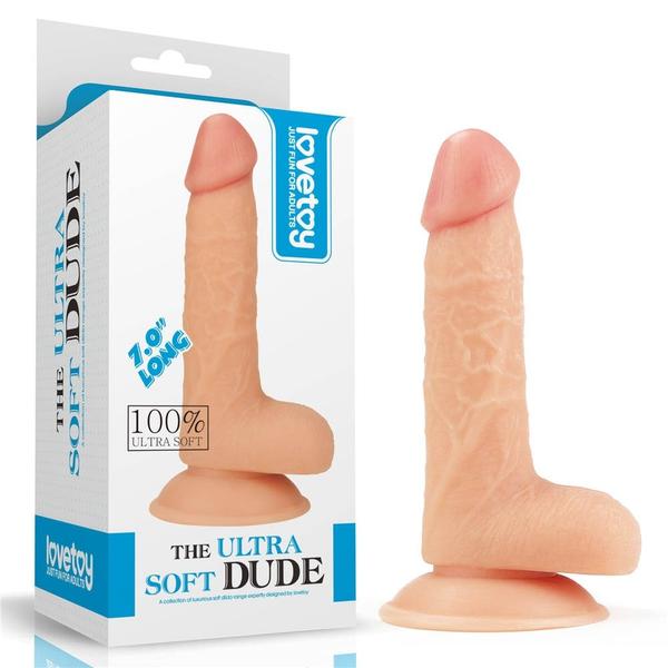 Vaskos műpénisz 7 the ultra soft dude 18 cm