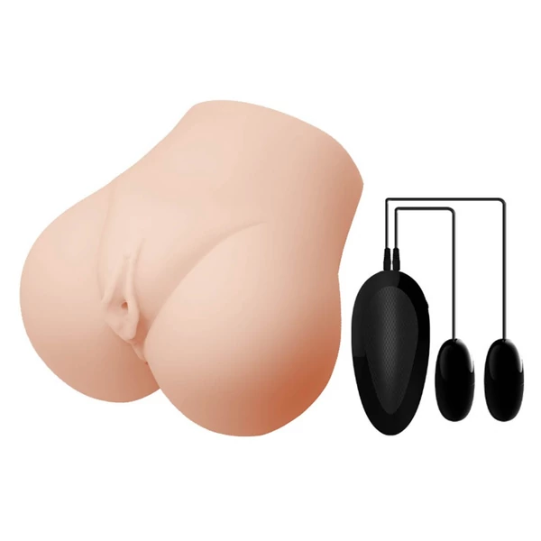 Hagyományos pózban vibrátoros maszturbátor Crazy bull realistic vagina and anal lifelike experiens