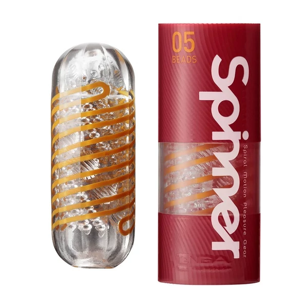 Maszturbátor átlátszó Tenga spinner 05 beads