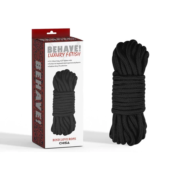 Kötél Bind love rope fekete 10 m