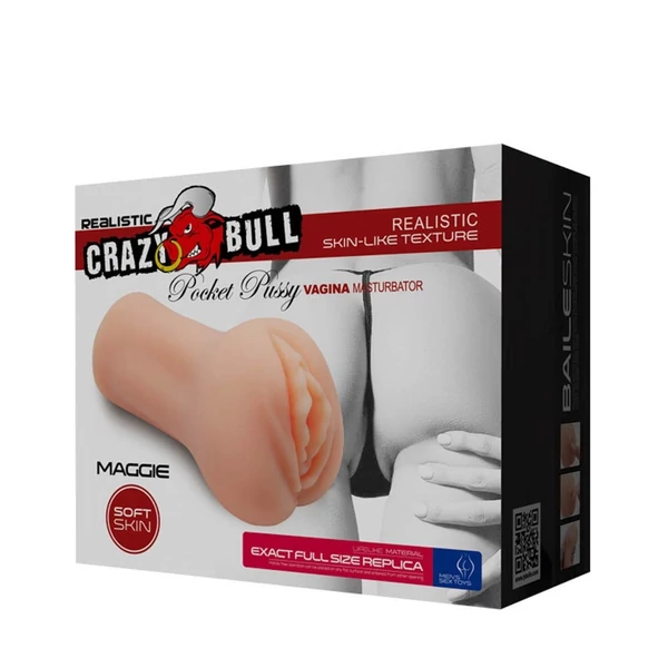Valósághű vagina maszturbátor Crazy Bull Maggie