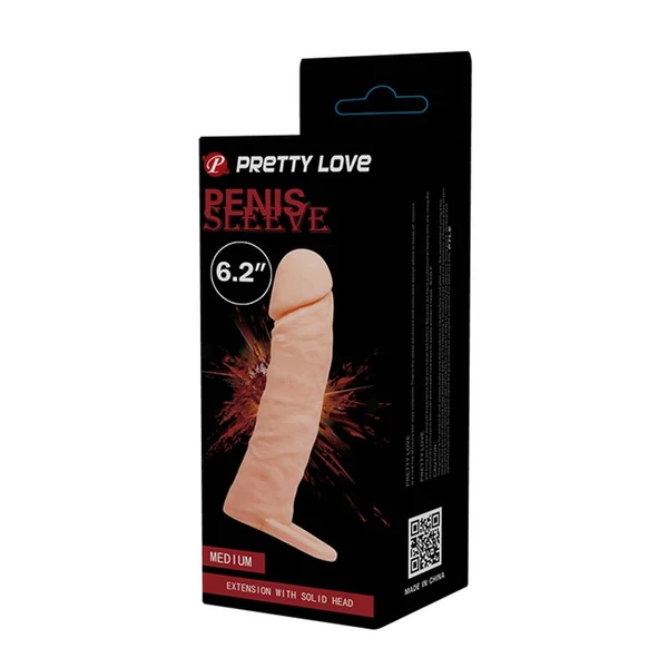 Péniszhosszabbító köpeny Pretty love penis sleeve 6,2"