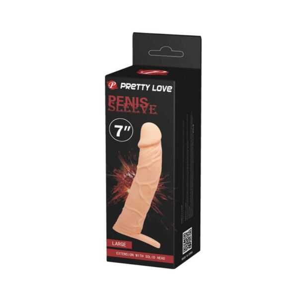 Realisztikus péniszhosszabbító Pretty love penis sleeve 7