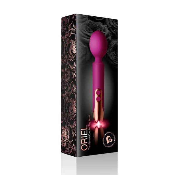 Masszíozó vibrátor Oriel tölthető wand fuchsia