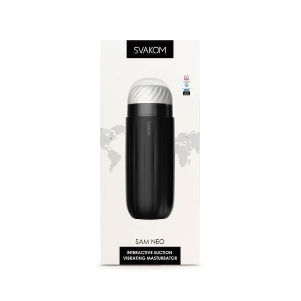 Maszturbátor Sam neo black távirányítható