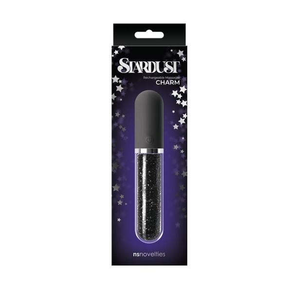 Csillagpor varázs vibrátor Stardust charm fekete