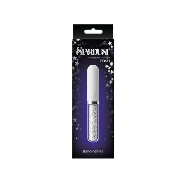 Stardust posh white minivibrátor