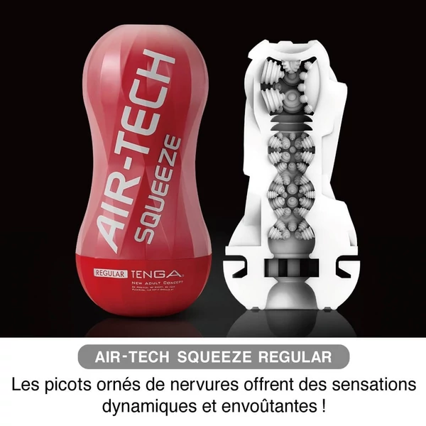 Újrafelhasználható péniszkényeztető Air-tech squeeze maszturbátor regular