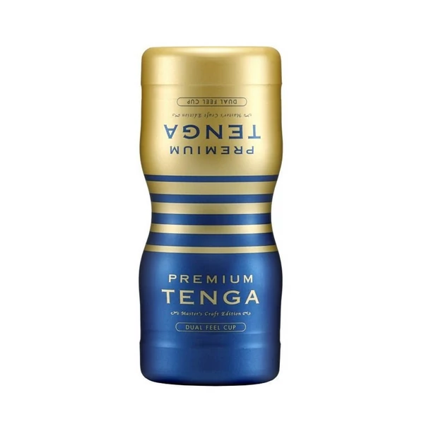 Maszturbátor két bemeneti nyílással Premium tenga sensation cup