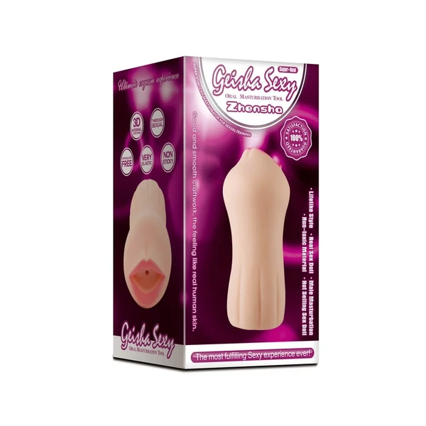 Maszturbátor száj Zhenshaz mouth shape pocket pussy