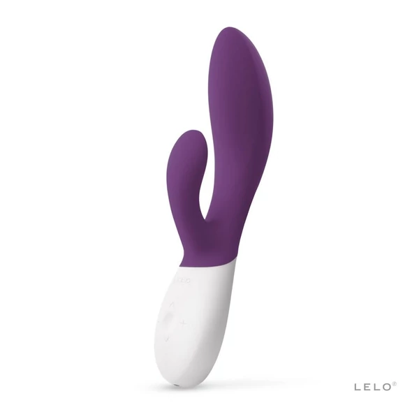 Csiklókaros nyúl vibrátor Lelo Ina wave 2 plum