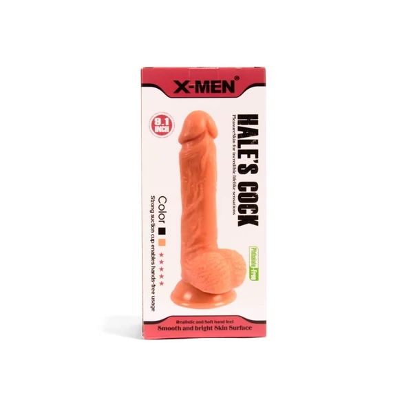 Valósághű pénisz X-men hale’s 20,5 cm cock flesh