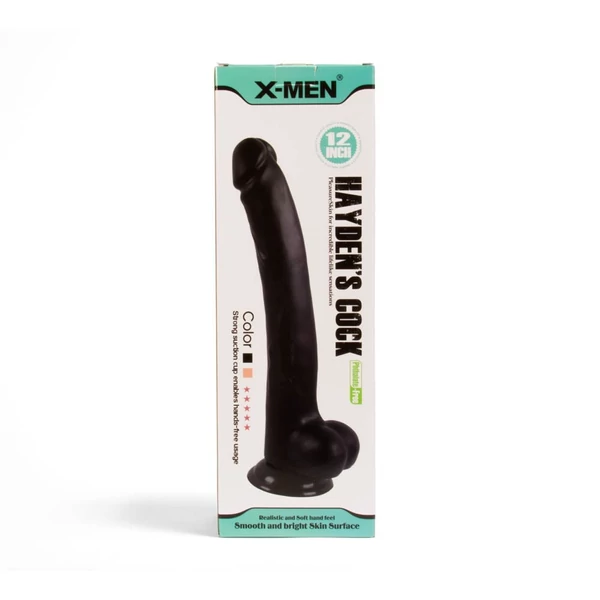 Hatalmas műpénisz X-men hayden’s 30 cm cock fekete