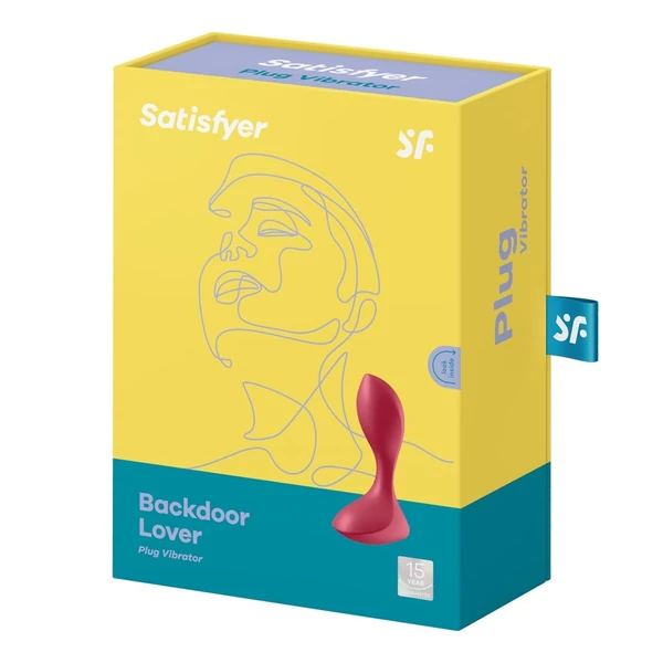 Anál vibrátor plug tölthető Backdoor lover piros