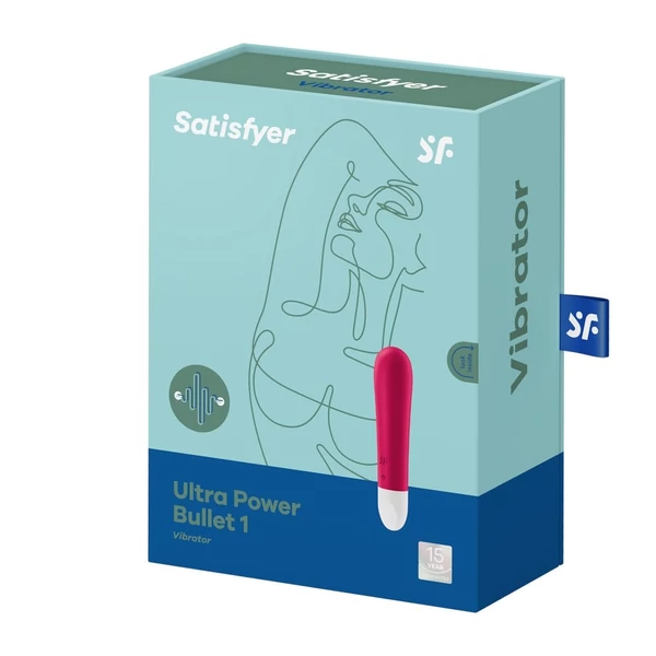 Mini vibrátor Satisfyer Ultra power bullet 1 piros