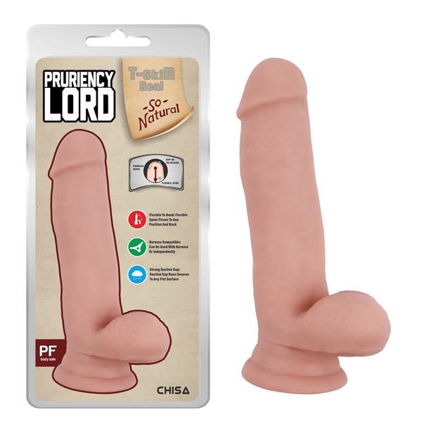 Műpénisz dildó Pruriency lord - flesh