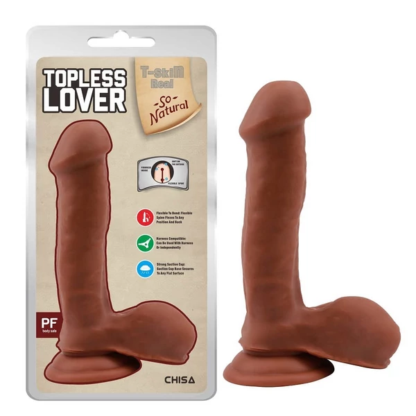 Tapadótalpon műpénisz Topless lover latin