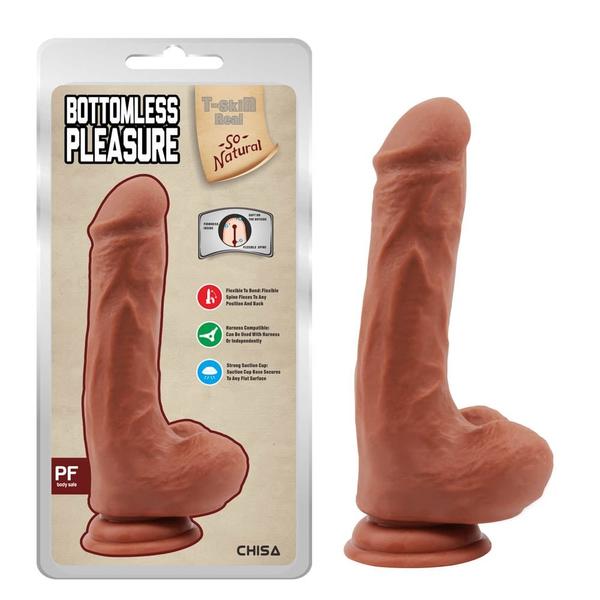 Dildó 20 cm Bottomless pleasure latin
