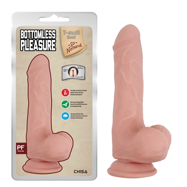 Dildó 20 cm Bottomless pleasure flesh