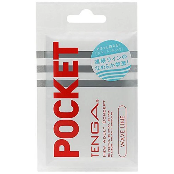 Maszturbátor fehér Pocket tenga wave line