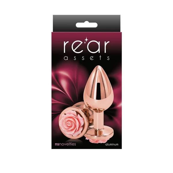 Rear assets rose fenékdugó - közepes
