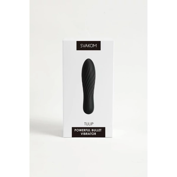 Svakom Tulip fekete, erőteljes minivibrátor