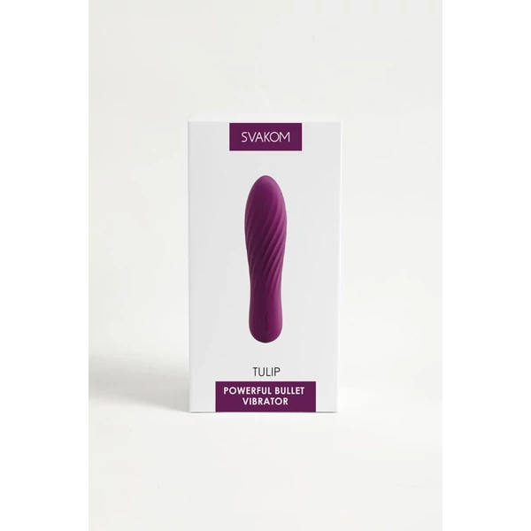 Tulip violet erőteljes mini vibrátor