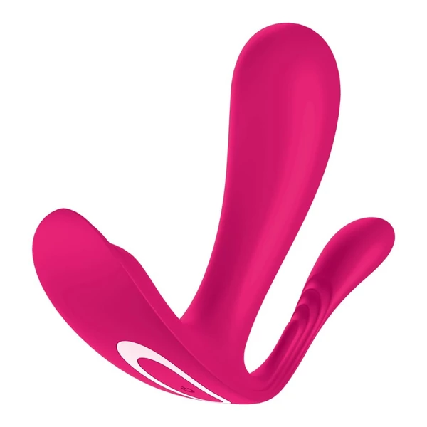 Applikációs viselhető kétágú vibrátor Top Secret + 