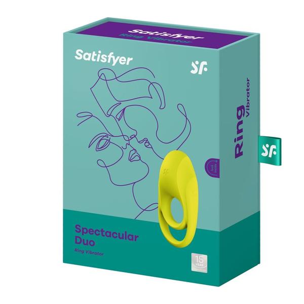 Vibrációs okos péniszgyűrű - Satisfyer Spectacular duo