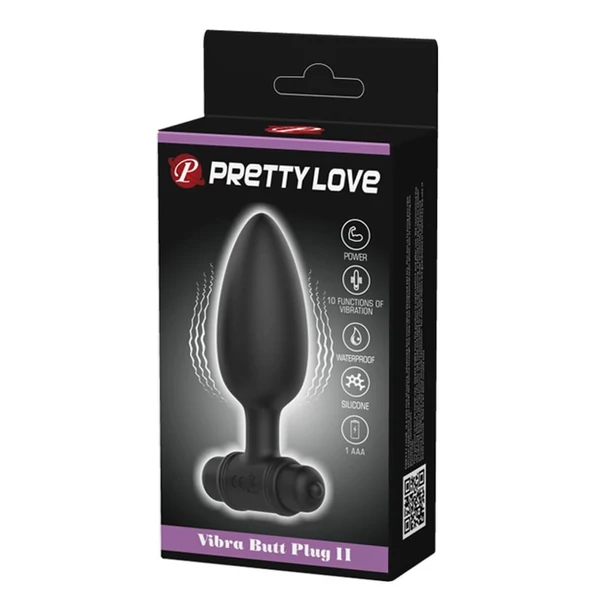 Vibrátoros fenékdugó Pretty love vibro plug ii