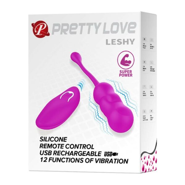 Vibrációs tojás távirányítóval - Pretty Love Leshy