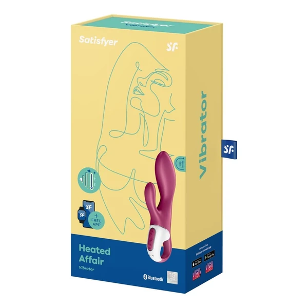 Tölthető melegítős, csiklókaros vibrátor Heated affair 20 cm