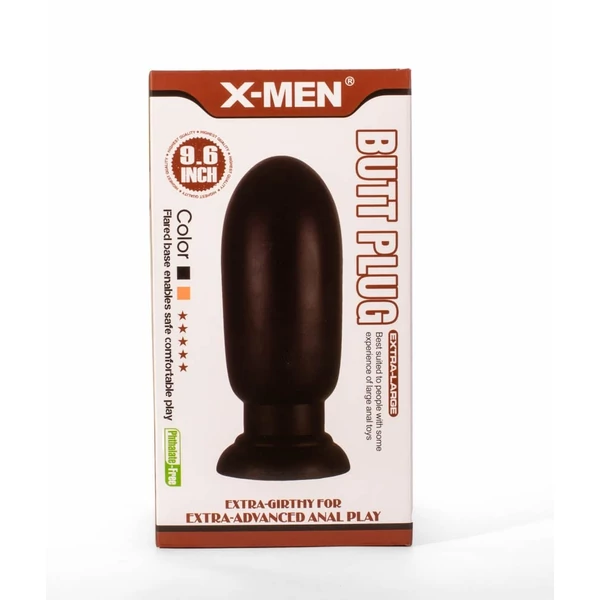 Análdugó 24 cm-es fekete X-men 9.6 huge plug 1