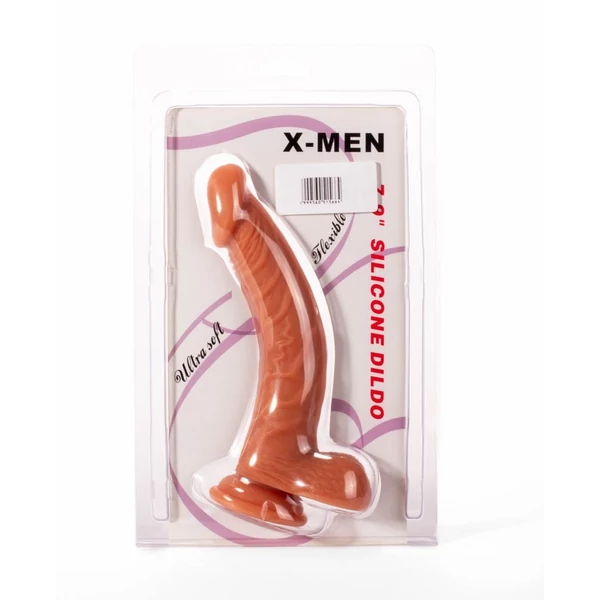 X-men szilikon herés dildó - silicone dildo flesh 20 cm