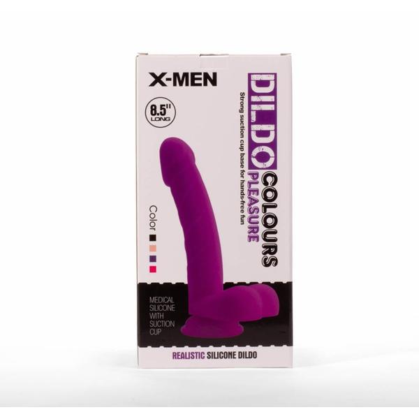 X-men testszínű herés dildó 21,5 cm - colour pleasure flesh 1