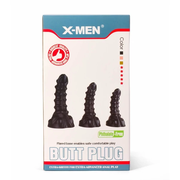 X-men monster butt plug, anátágító M méret