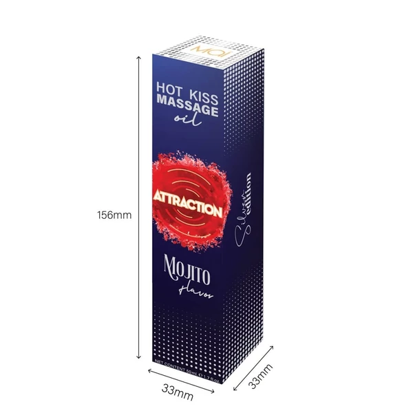 Attraction melegítő masszázs olaj Mojito 50 ml