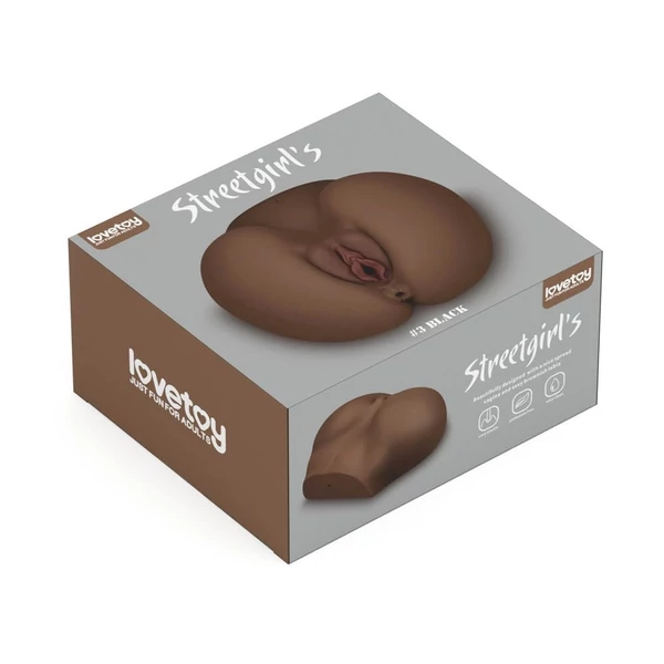 Férfiaknak vagina és ánusz maszturbátor Streetgirl's #3 Black