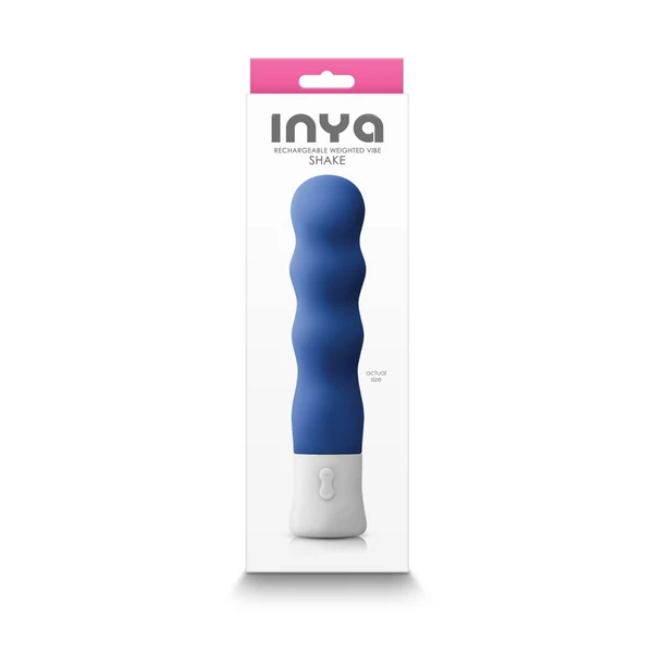 Hullámos vibrátor Inya shake - kék