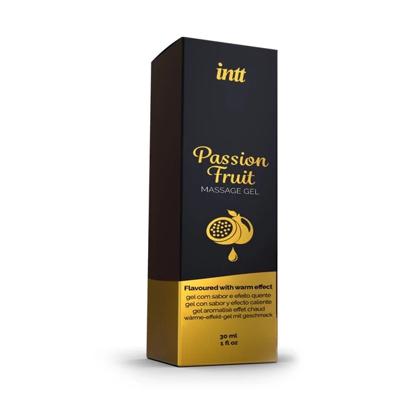 Melegítős, ehető masszázs gél - maracuja 30 ml
