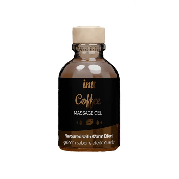 Melegítős, ehető masszázs gél - kávé 30 ml