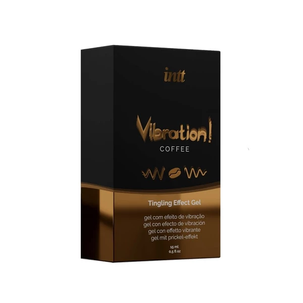 Folyékony vibrátor gél - kávé 15 ml