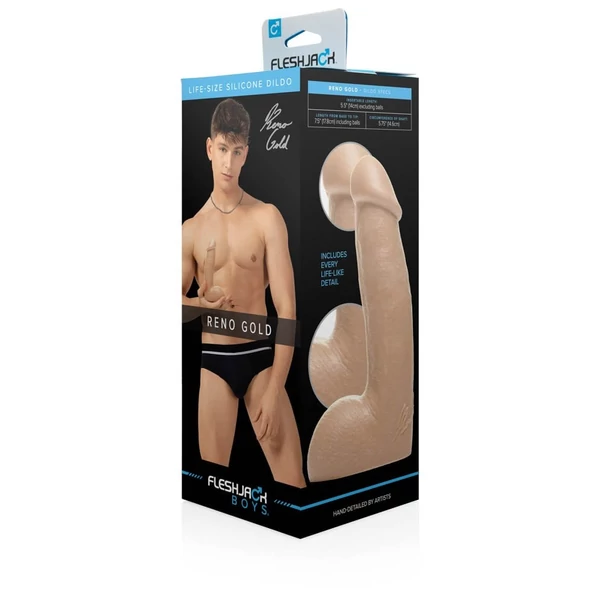 Fleshjack boys reno gold dildo
